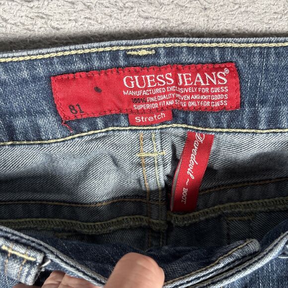 Guess‎ Jeans Women’s Size 29 Fits 32x31 Daredevil Boot Low Rise Stretch - Picture 8 of 15